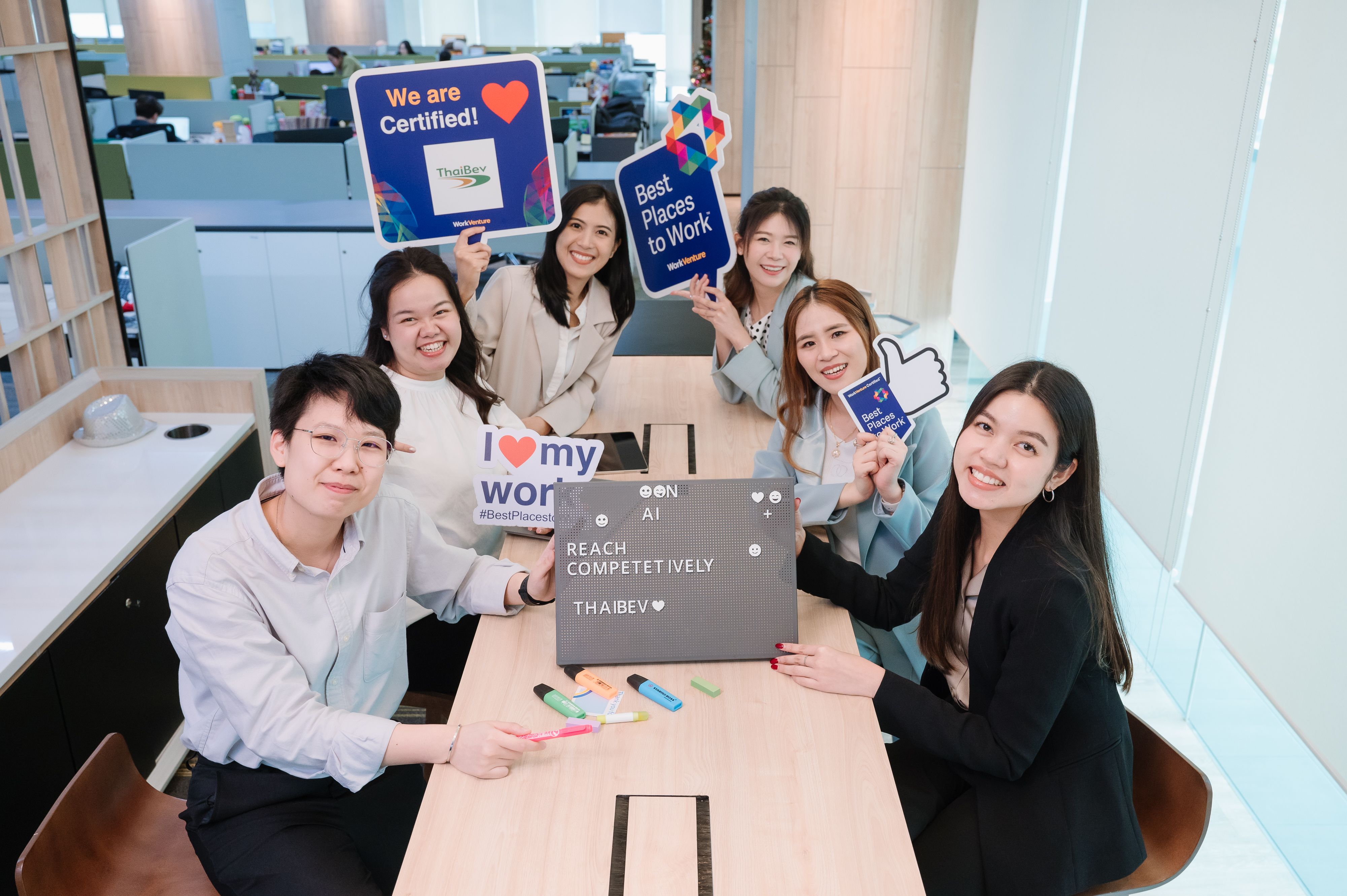 Inside the Thai Beverage office