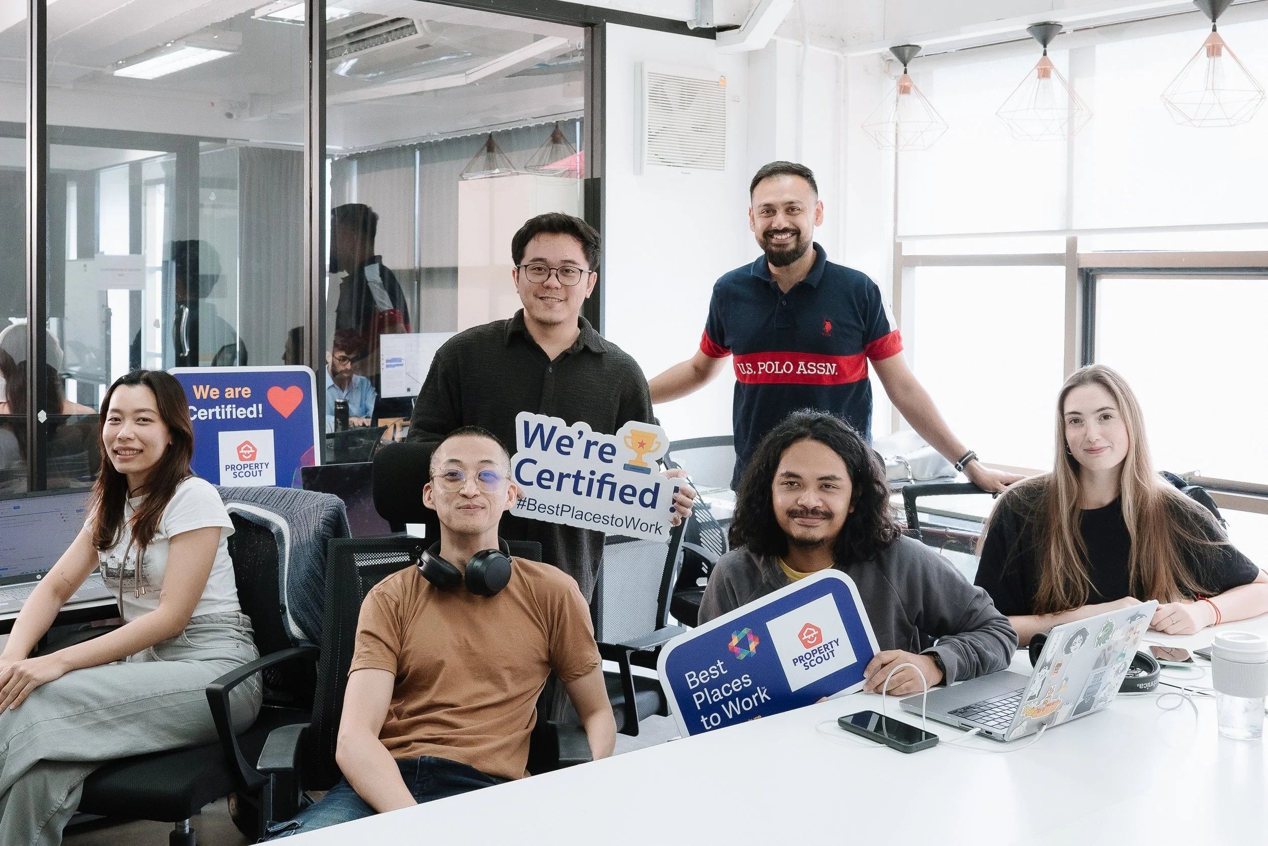 Inside the PropertyScout office